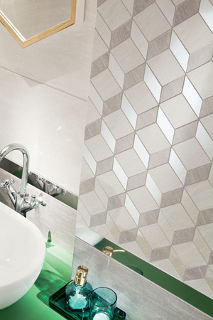Tubądzin Domino Blink Grey Mozaika 24,5x29,8