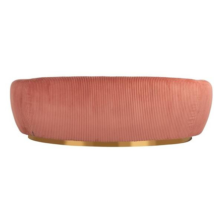 RICHMOND sofa WAYLON PINK - welur, podstawa złota
