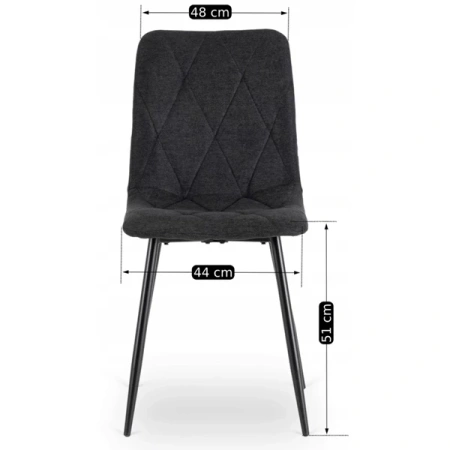Krzesło ROBIN 2 Czarne