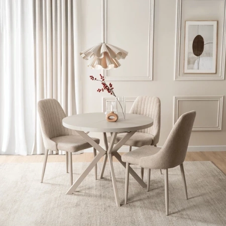 Stół LUGO 90-190 cm Kaszmirowy