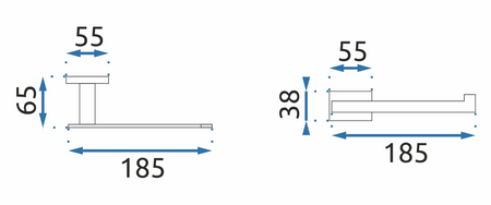 04 CHROME WIESZAK NA PAPIER