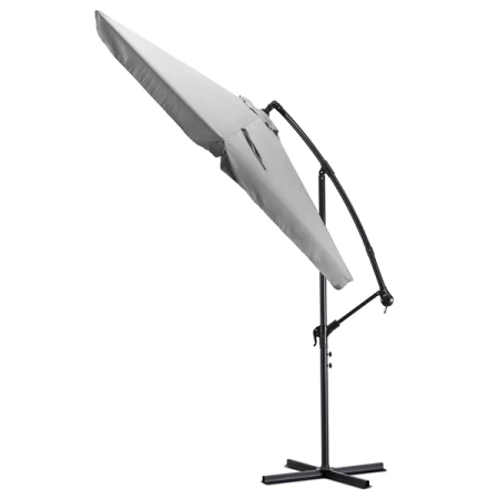 Parasol Ogrodowy AKRON Jasny Szary