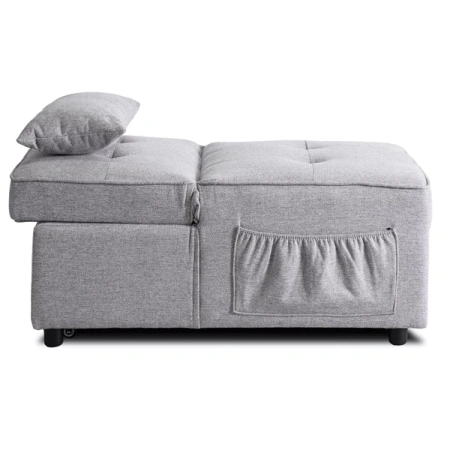 Fotel IBERIS 80 cm Szary