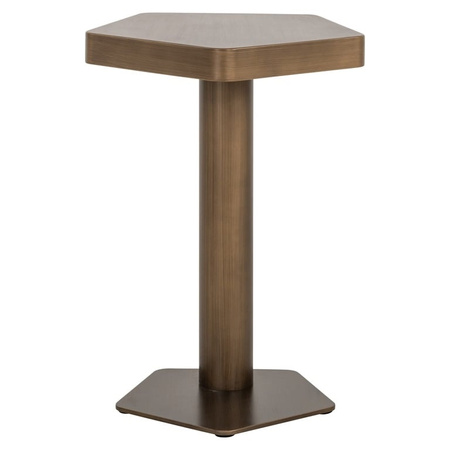 RICHMOND stolik HEXA szczotkowane złoto