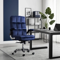 Fotel Obrotowy LONDON Granatowy