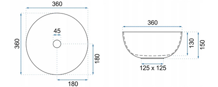 UMYWALKA STELLA GOLD EDGE - NABLATOWA