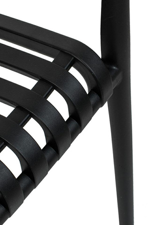 MODESTO krzesło STRIPS ARM czarne
