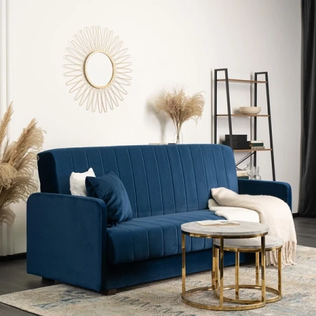 Sofa PORTO Granatowa