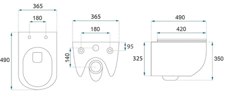 WC - CARLO MINI TORNADO NF GOLD WHITE