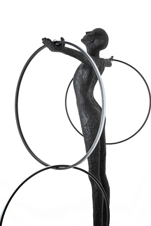 MOOSEE lampa podłogowa HUMAN CIRCULO      włókno szklane