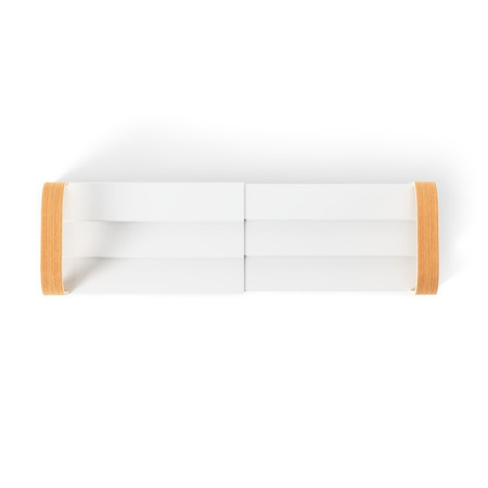 UMBRA półka na przyprawy BELLWOOD biała   / jasnobrązowa