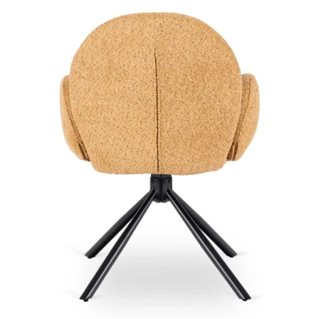 Krzesło Obrotowe MUSSO Musztardowe