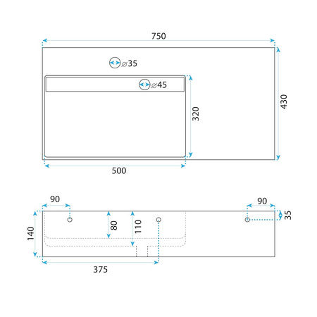 UMYWALKA KONGLOMERATOWA ARCHI 75 - NABLATOWA