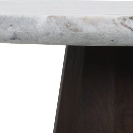 RICHMOND stół jadalniany OBEROY 130       brązowy