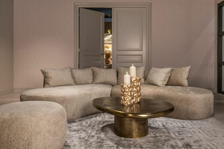 RICHMOND stolik kawowy PULITZER           szczotkowane złoto