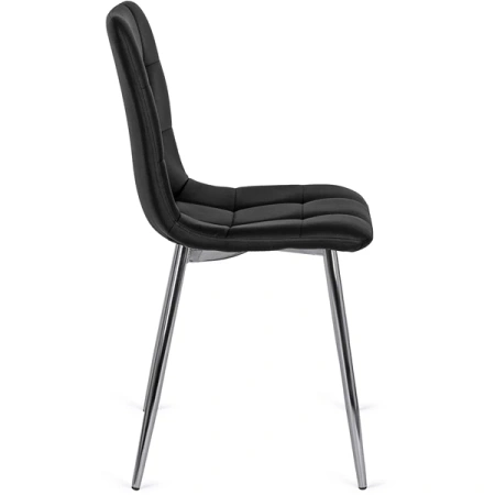 Krzesło ENZO Czarne Ekoskóra