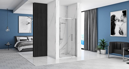 DRZWI PRYSZNICOWE RAPID SWING CHROM 90