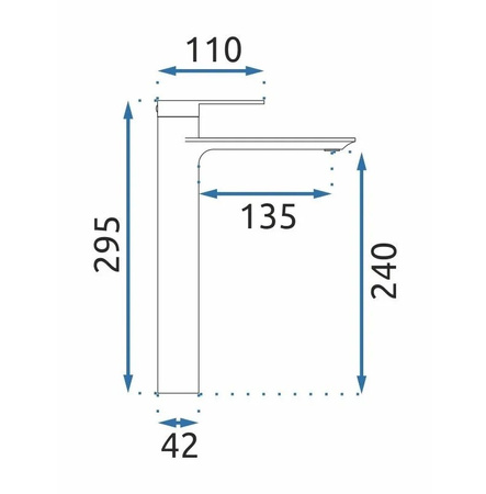 BATERIA UMYWA MY1902-21GG STORM ZŁOTA SZCZO WYSOKA