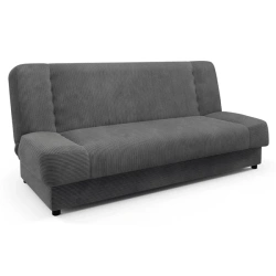 Sofa PIANO Sztruksowa Ciemnoszara