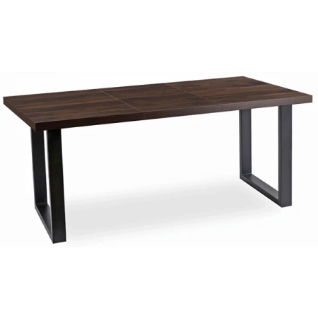 Stół TOMAS 130-230 cm Orzech/Czarny