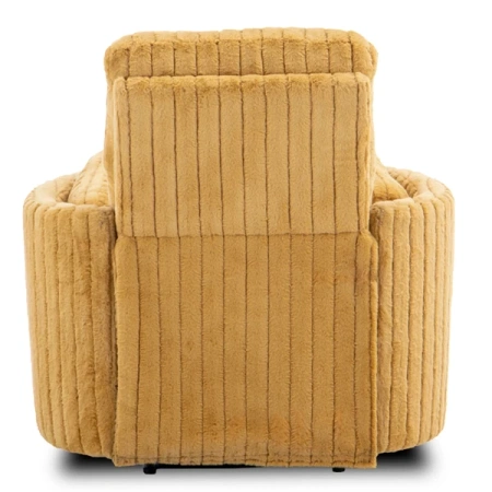 Fotel RAUL Musztardowy Tkanina Pluszowa