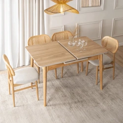 Stół Ceramiczny SAMER 120-160 cm Dąb