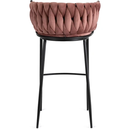 Hoker FLORES Różowy Welurowy