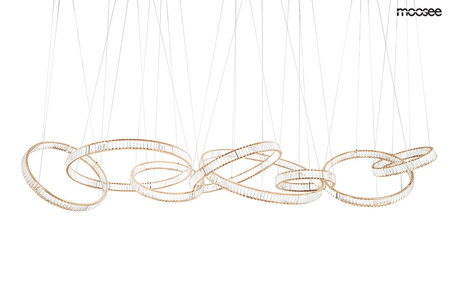 MOOSEE lampa wisząca LIBERTY LINE 8 złota