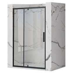 DRZWI PRYSZNICOWE RAPID SWING BLACK 120