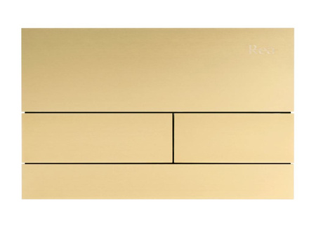 PRZYCISK DO STELAŻA PODTYNKOWEG T STEEL BRUSH GOLD