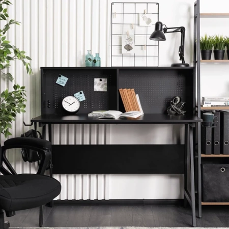 Biurko Gamingowe ROLL 138,5 cm Czarne