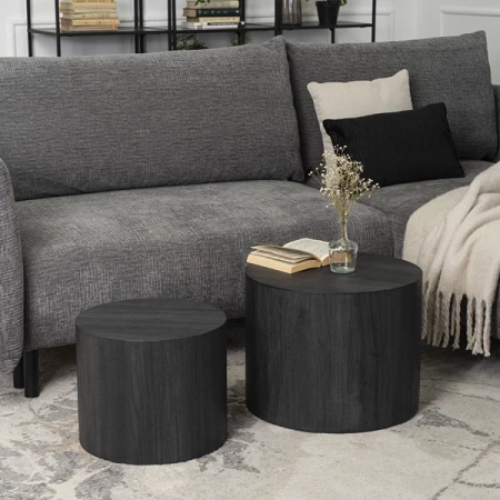 Zestaw Stolików LEILA Czarny