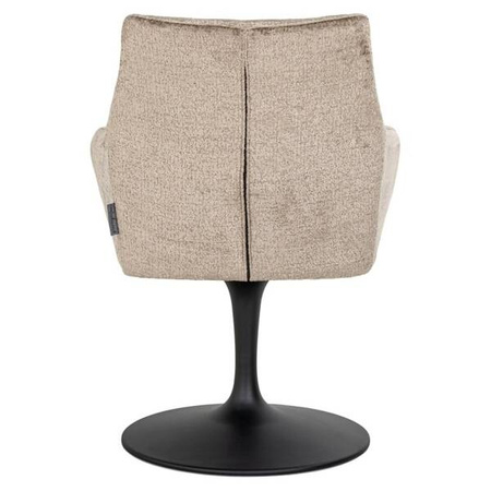 RICHMOND krzesło obrotowe MARLON ciemnobeżowe