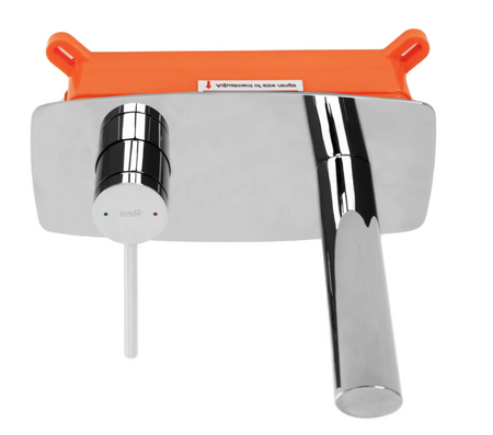 BATERIA UMYWALKOWA PODTYNKOWA OVAL CHROM + BOX