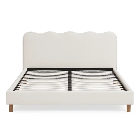 Łóżko 160x200 IZMIR Boucle Kremowe