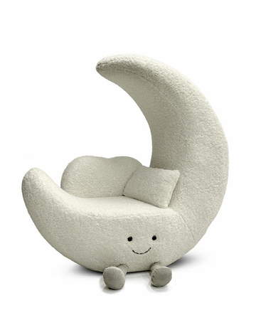 Fotel dziecięcy MOON biały