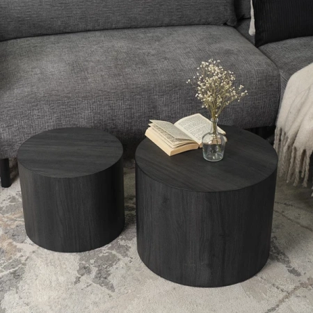 Zestaw Stolików LEILA Czarny