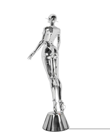 MOOSEE lampa podłogowa / rzeźba CYBER     WOMAN STAND