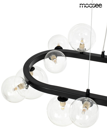 MOOSEE lampa wisząca ALURE OVAL 120       czarna