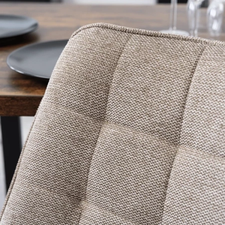 Krzesło RICK 2 Beżowe Tapicerowane