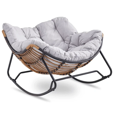 Fotel Bujany ELTON Szary