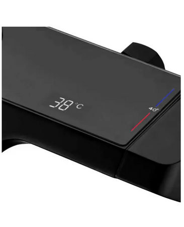 ZESTAW NATRYSKOWY ROB CZARNY TERMOSTAT