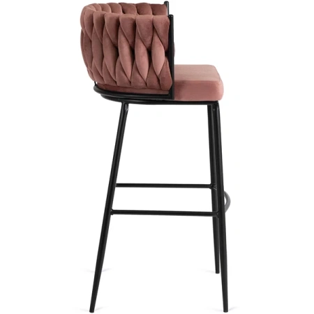 Hoker FLORES Różowy Welurowy