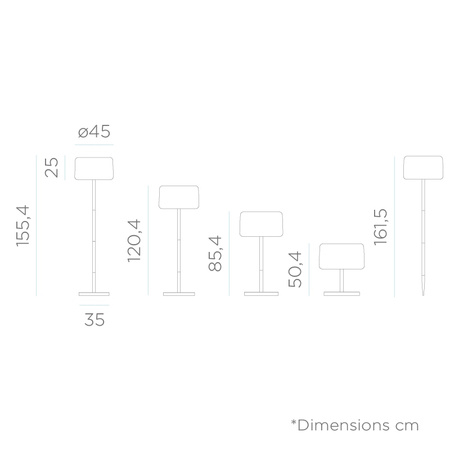 NEW GARDEN lampa podłogowa CHLOE PLANT SOLAR SMARTTECH WOOD