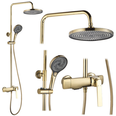 ZESTAW NATRYSKOWY REBEL ZŁOTY