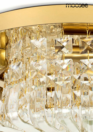 MOOSEE lampa sufitowa / plafon BALUNA 50  złota