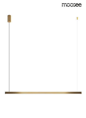 MOOSEE lampa wisząca LINUS 120 złota