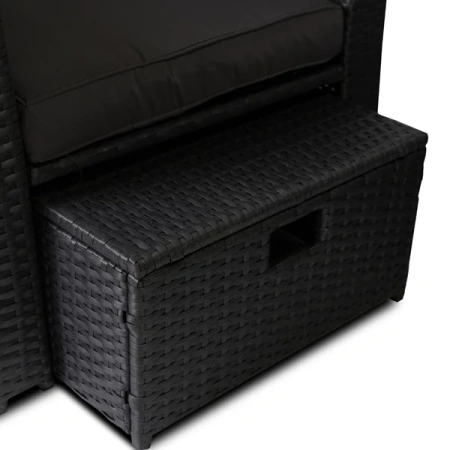 Zestaw Mebli Ogrodowych FLORYDA Ciemnoszary