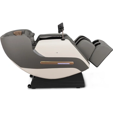 Fotel Masujący VX MAX Szary Ekoskóra