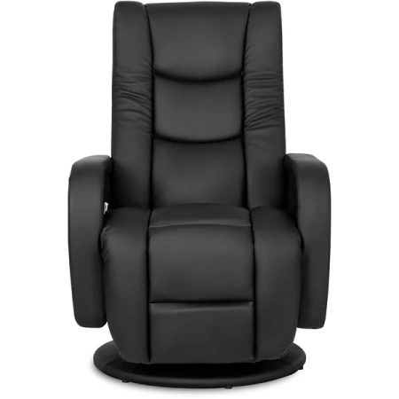 Fotel Obrotowy Masujący SPIKE Czarny Ekoskóra